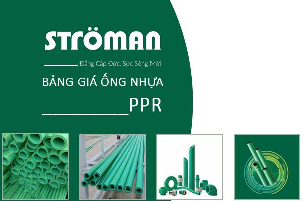 [Catalogue + Bảng Giá] Ống Nước Nóng Lạnh PPR Stroman