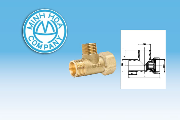 Cập Nhật Giá: Tê Đồng Ren Ngoài 1 Đai Ốc (Có Kèm Gioăng) - Minh Hòa