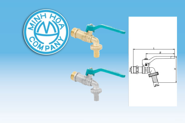 [Báo Giá] Vòi Đồng Tay Inox MBV - Van Vòi Minh Hòa Giá Tốt