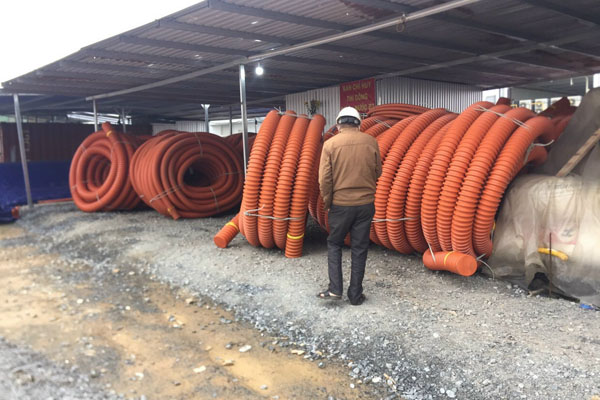 Đại lý phân phối ống nhựa HDPE gân xoan Hoa Sen cho công trình trọng điểm Nghê An 