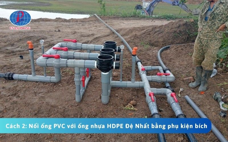 Nối bằng phụ kiện mặt bích