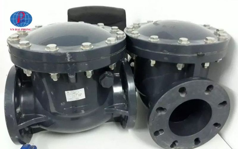 Các bộ phận cấu thành van 1 chiều nhựa lá lật